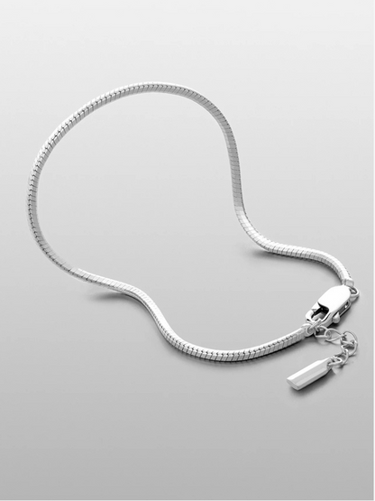 Silver waterproof stainless steel bracelets with minimalist and durable design

